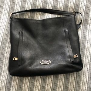 Black coach tote purse